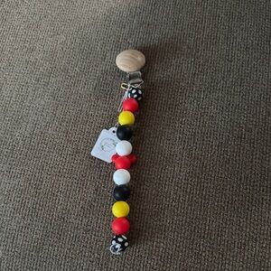 Colorful Beaded Pacifier Clip